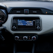 infotainment display of modern car